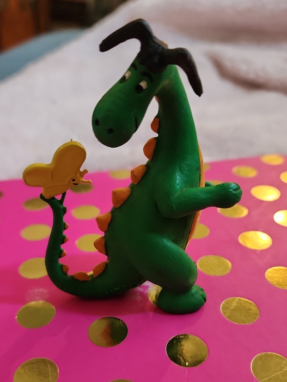 1979 Schleich NESSY.  Drache Gudula Blau. Based on "Nessy, the Lovely Dragon"